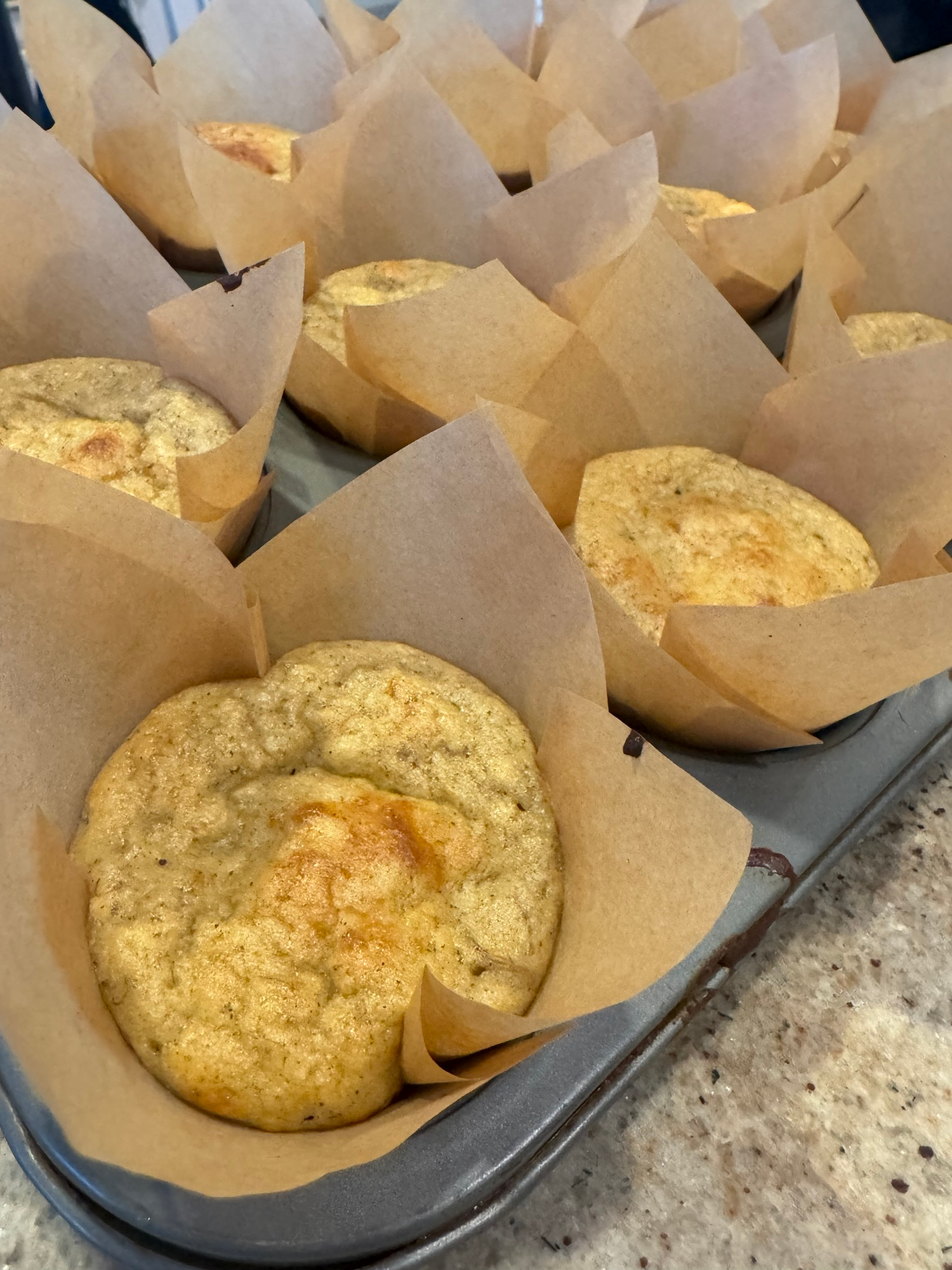 Satisfying High-Protein Low-Carb Banana Muffins